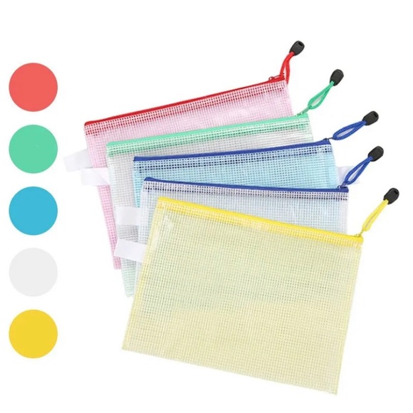 Clear Bag TSA Check School Organizer Zip Up See Through Essentials - Picture 6 of 6